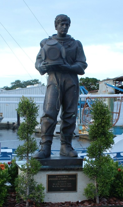 Sponger Monument in Tarpon Springs Florida - Things to See Near Hickory Point RV Park