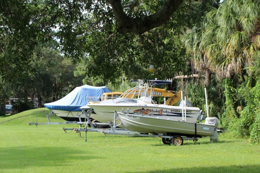 Store your boat while you stay at Hickory Point RV Park
